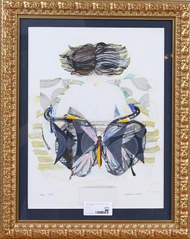 INGVAR OLSON, blandteknik, sign o dat "Feb 1995".