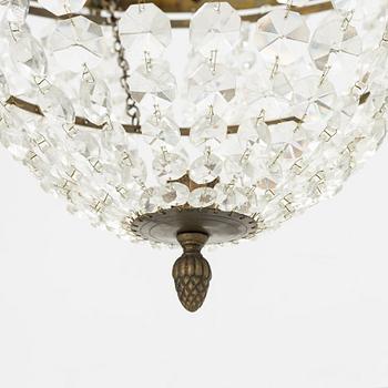 A chandelier, late 20th Century.