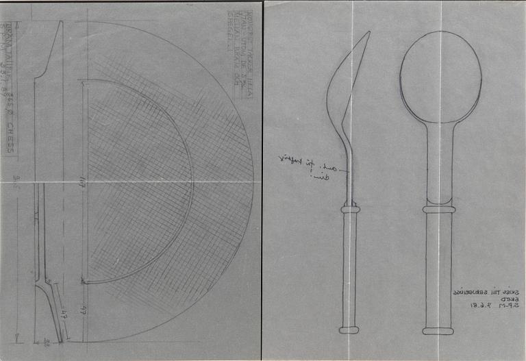 Signe Persson-Melin, a set of six sketches.