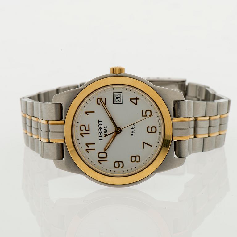 ARMBANDSUR, herr, Tissot 1858, rostfritt stål. Original etui.