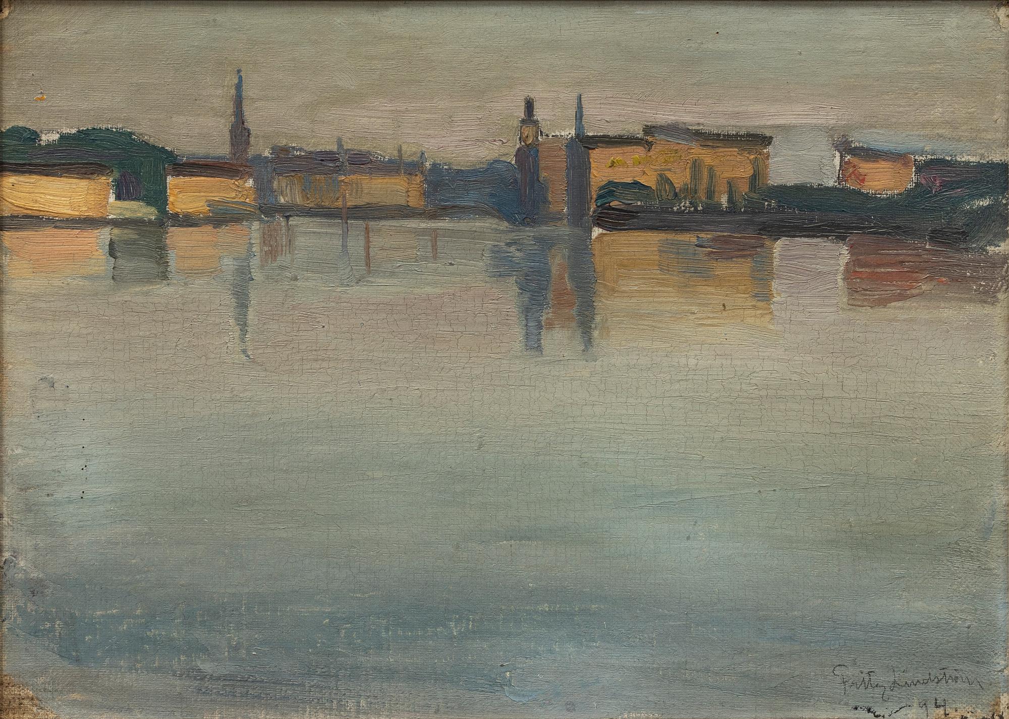 Fritz Lindström, Riddarfjärden.