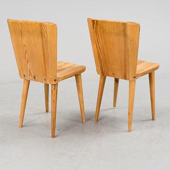 a pair of chairs model 510, Svensk Fur, Göran Malmvall, Karl Andersson och söner.