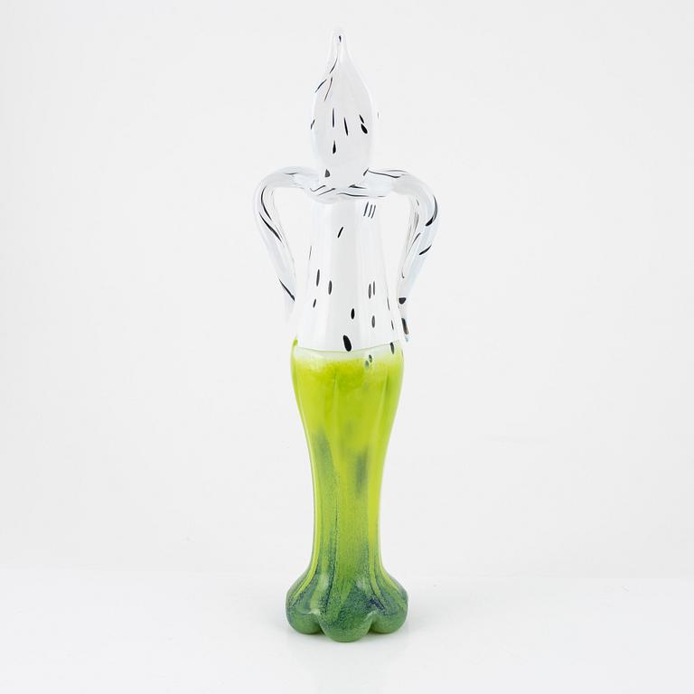 Ludvig Löfgren, a glass vase/sculpture, Kosta Boda, Sweden.