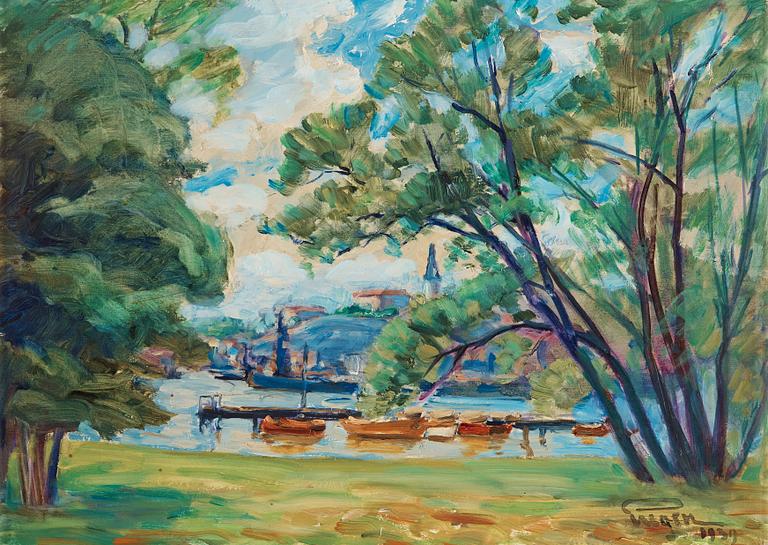 Prins Eugen, "St[r]andbild W.udden 1939".