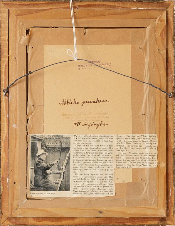 Jenny Nyström, Interiör med karmstolar.