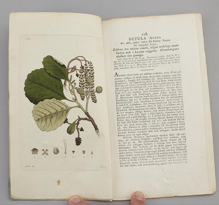 JOHAN WILHELM PALMSTRUCH, "Svensk Botanik, vol I-V. 1803-1805.