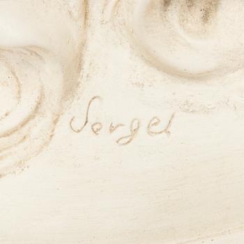Johan Tobias Sergel, after, portrait medallion, late 20th century.