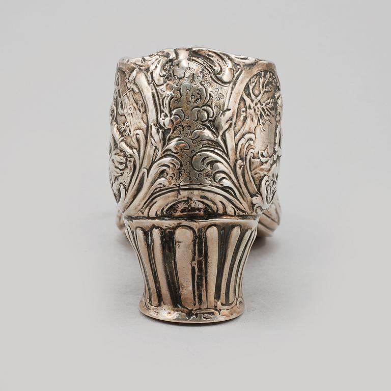 SKO, silver, rokokostil, 1800-talets slut/1900-talets början, 207g.
