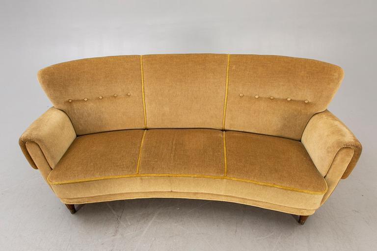 Sofa, 1940s-50s, Denmark.