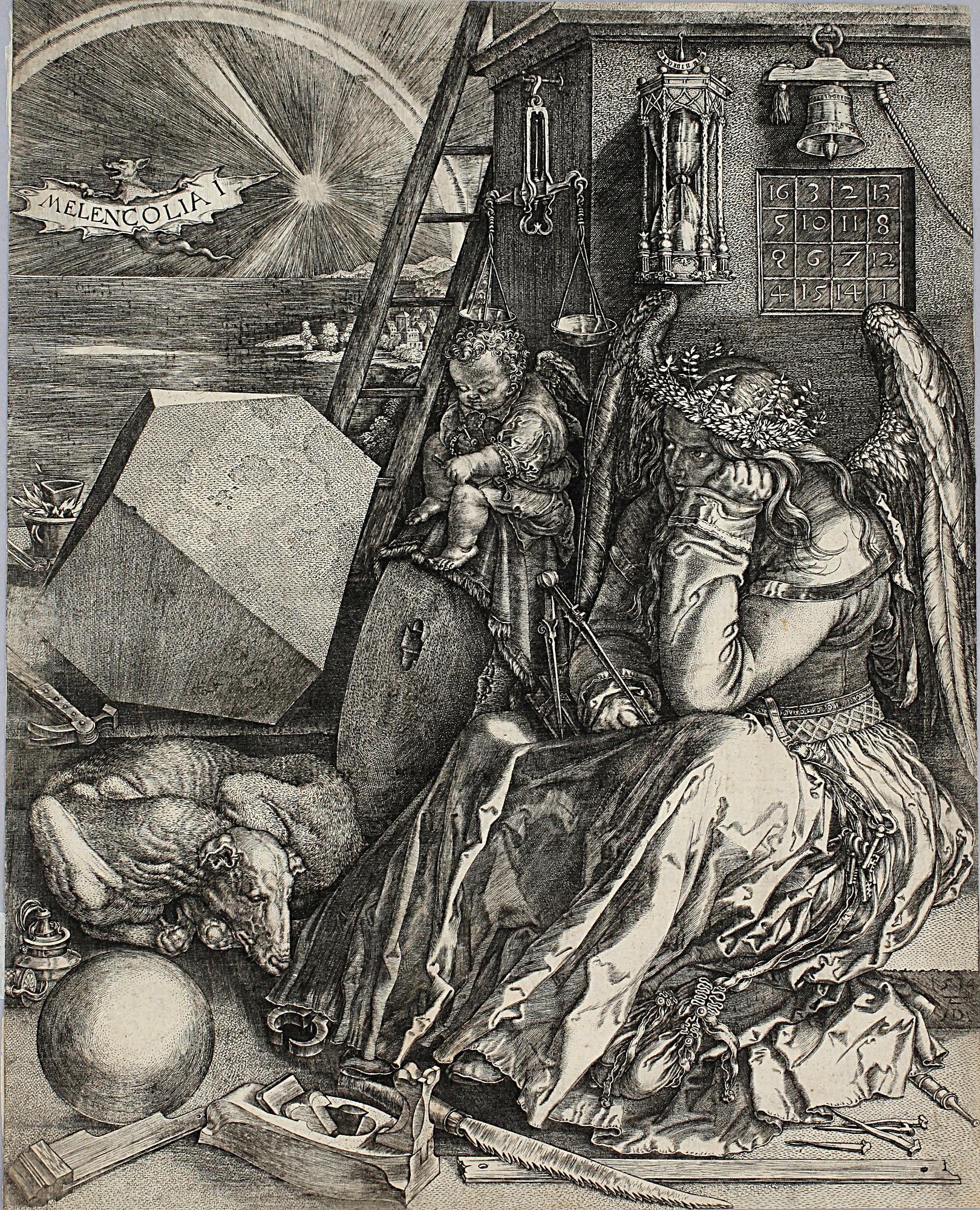 ALBRECHT DÜRER resp ADRIAN MATHAM, efter, gravyrer, senare avdrag.