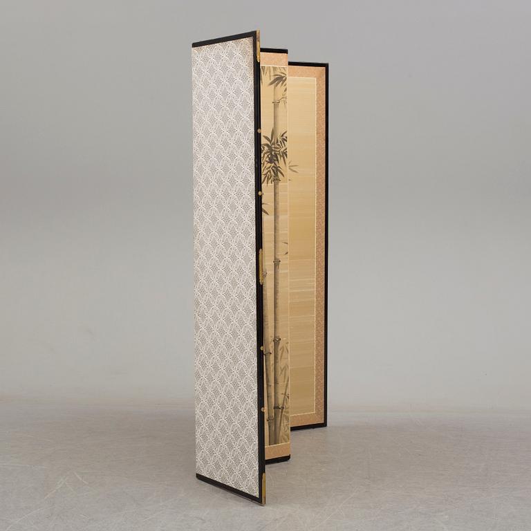 A 21st century Japanese folding screen.