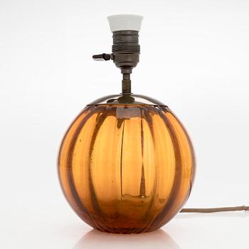 Pöytävalaisin, malli 12501 Kauklahden Lasitehdas, 1930-40-luku.