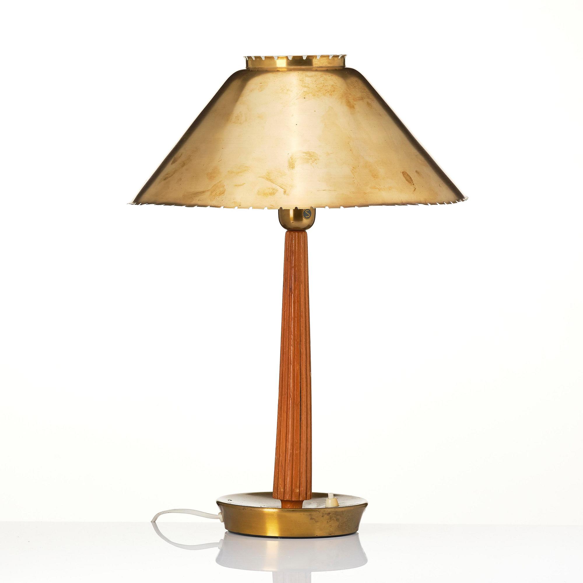 Hans Bergström, a table lamp model "E1240", Asea, Sweden, 1940s-50s.