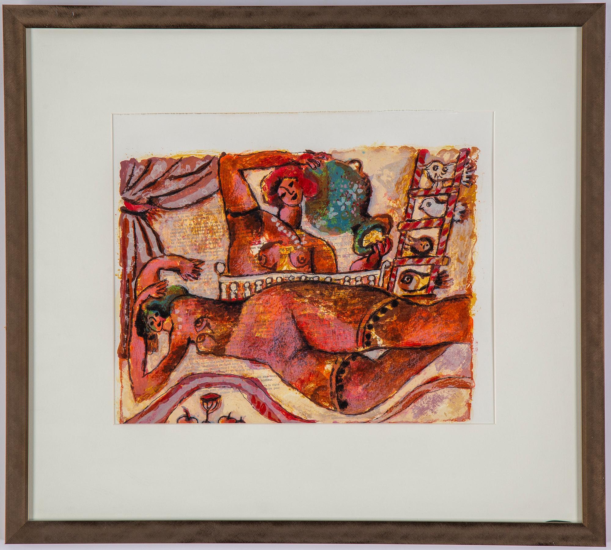 Theo Tobiasse, lithographs in colours, signed 69/150.