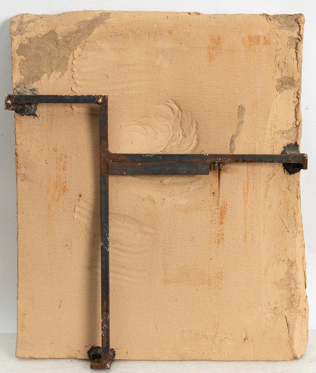 Hertha Hillfon, skulptur, stengods, Öga, egen ateljé.