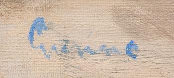 Carl Gunne, olja på duk signerad.