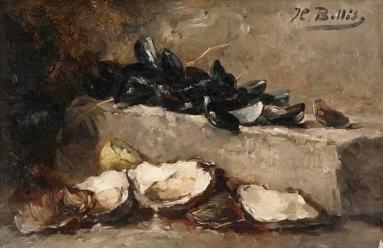 Hubert Bellis, STILL LIFE WITH CLAMS.