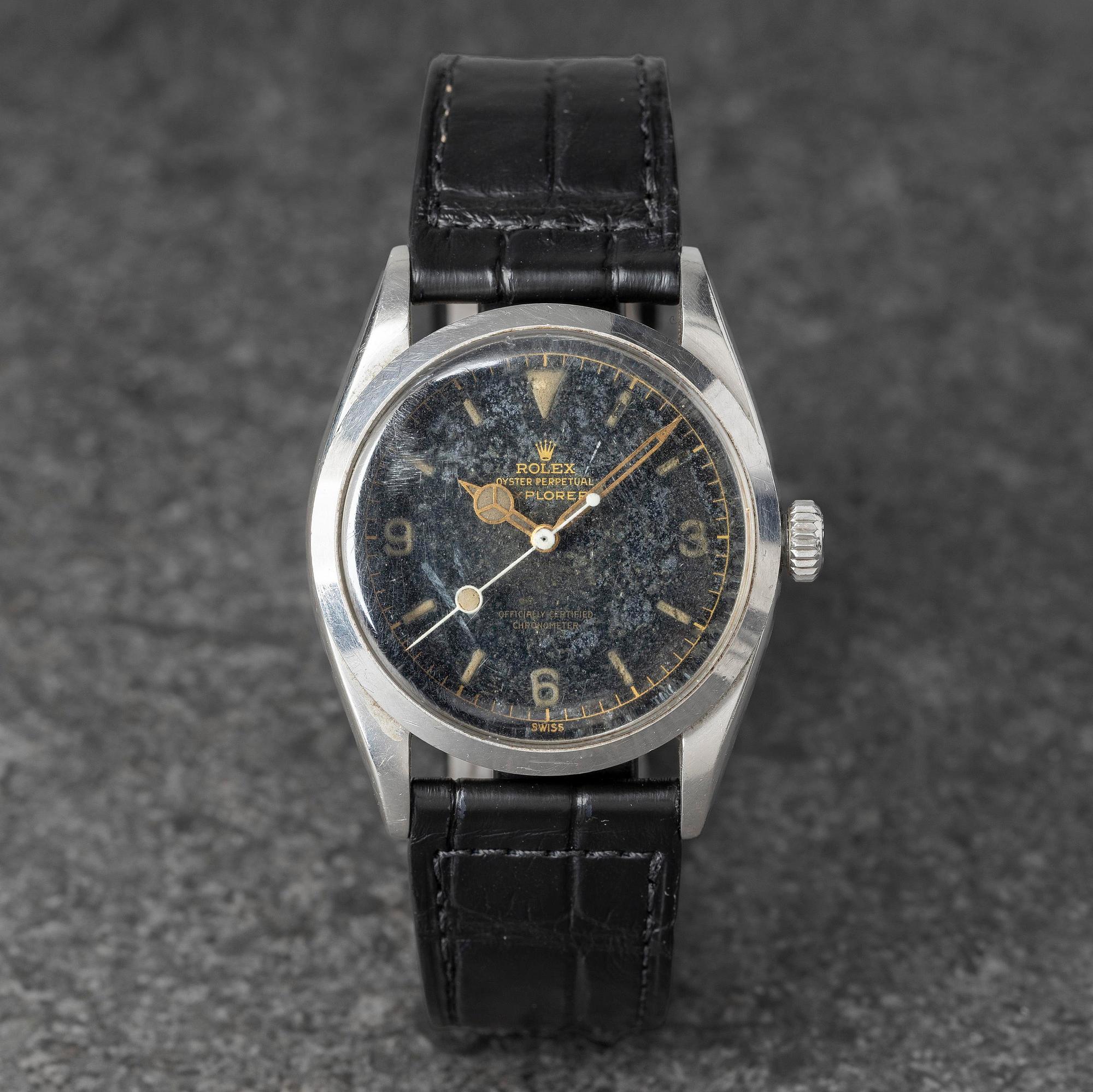 Rolex, Explorer, "Nobel family", "Radium Chapter ring OCC Dial", ca 1956.