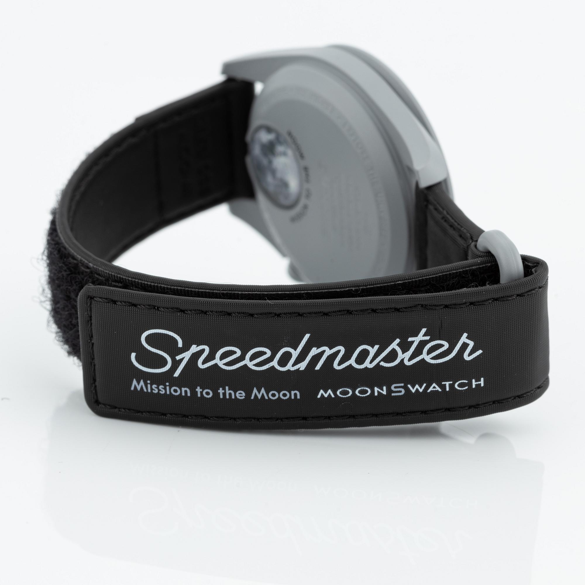 Swatch/Omega, MoonSwatch, Mission to the Moon, kronograf, armbandsur, 42 mm.