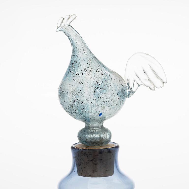 Kaj Franck, karahvi, "1502/KF 502", lasia, signeerattu K. Franck Nuutajärvi Notsjö -61.