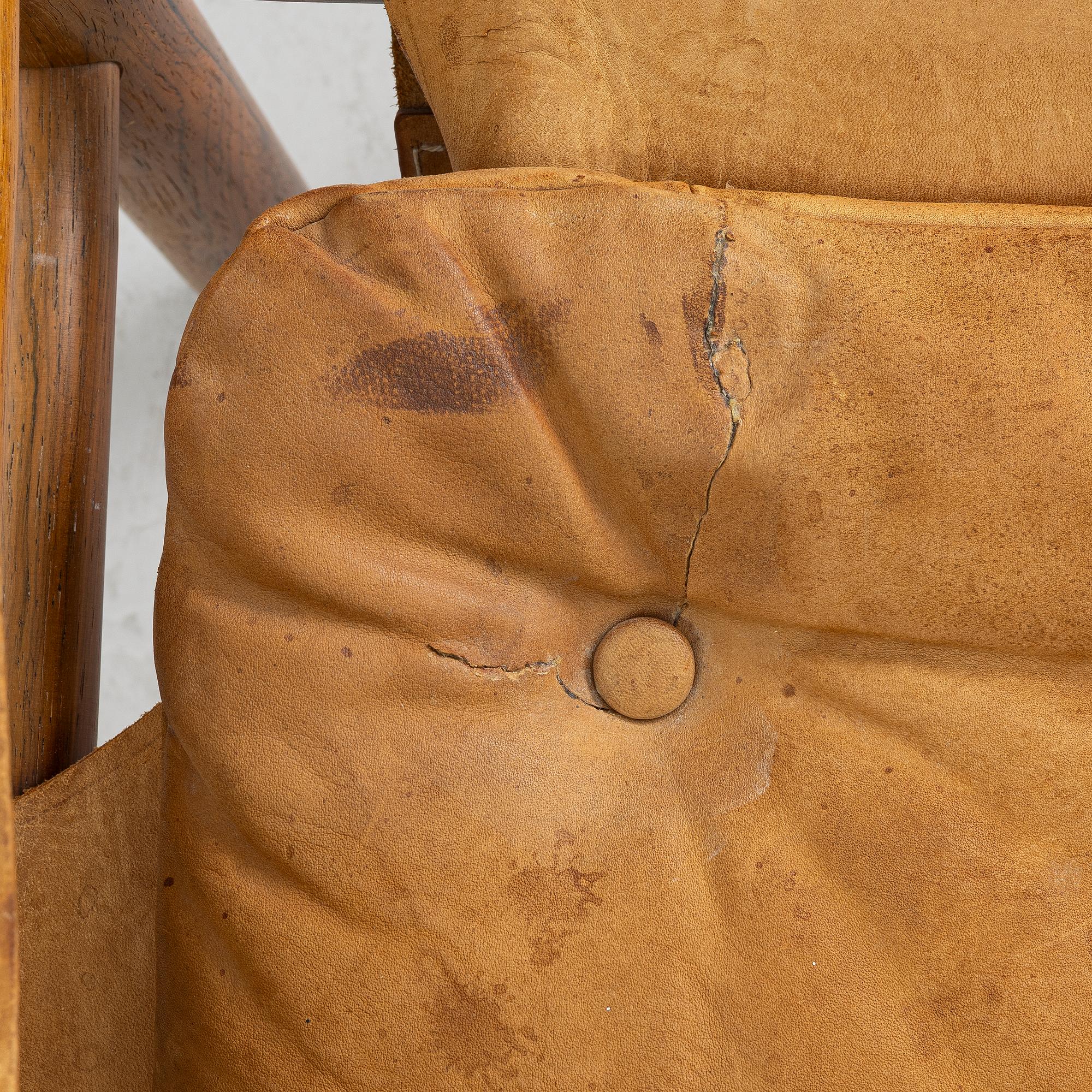 Arne Norell, a pair of 'Sirocco' armchairs, Norell Möbel, 1960s-70s.