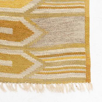 A carpet flat weave,  214 x 144 cm.