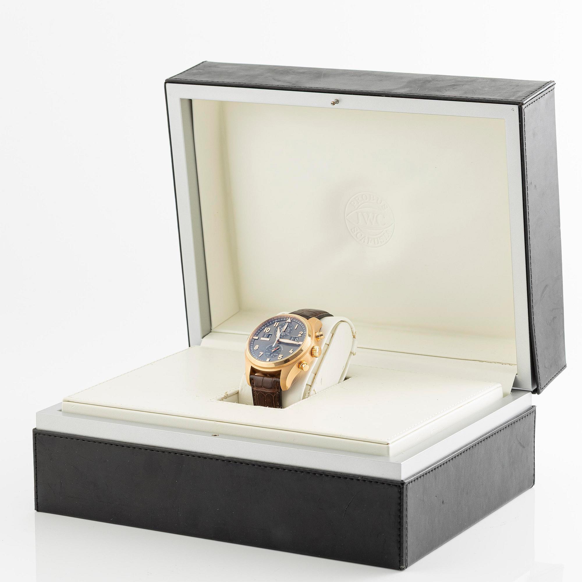 IWC, Pilot's Watch, Spitfire, Perpetual Calendar Digital Date-Month, ca 2012.