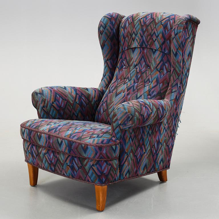 FÅTÖLJ, "Häggbom", Carl Malmsten, AB OH Sjögren, 1900-talets andra hälft.