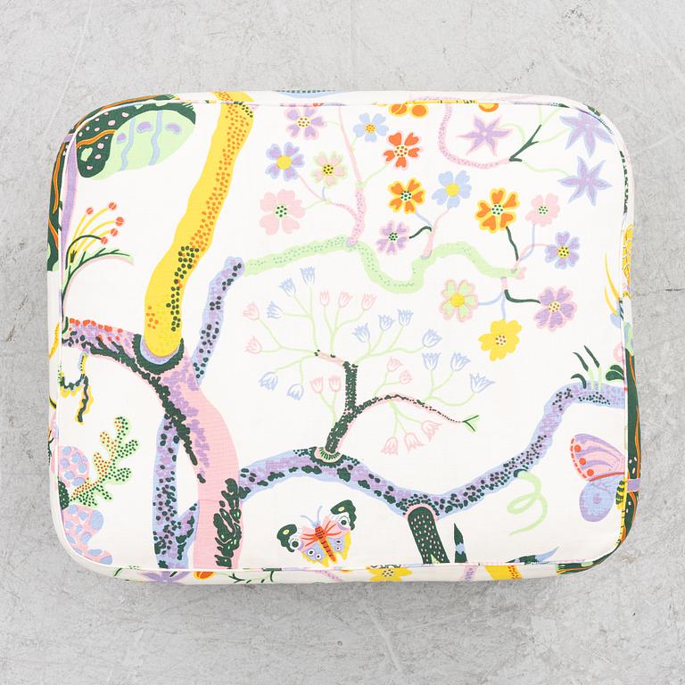 Josef Frank, armchair with footstool, model 336, Svenskt Tenn.