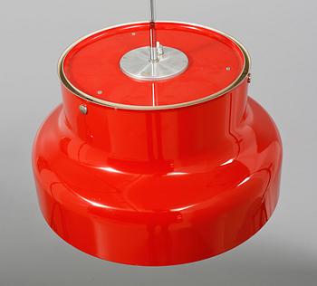 TAKLAMPA, "Bumlingen", Anders Pehrson, Ateljé Lyktan, Åhus, 1960-70-tal. Diameter 40 cm.