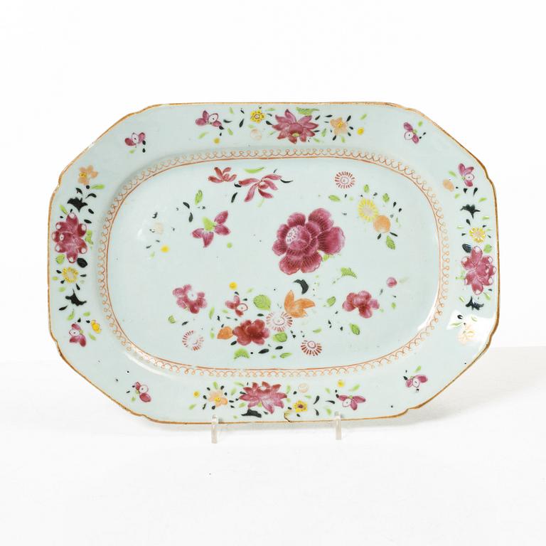 Parti porslin, 5 delar, kina, 1700-1900-tal.