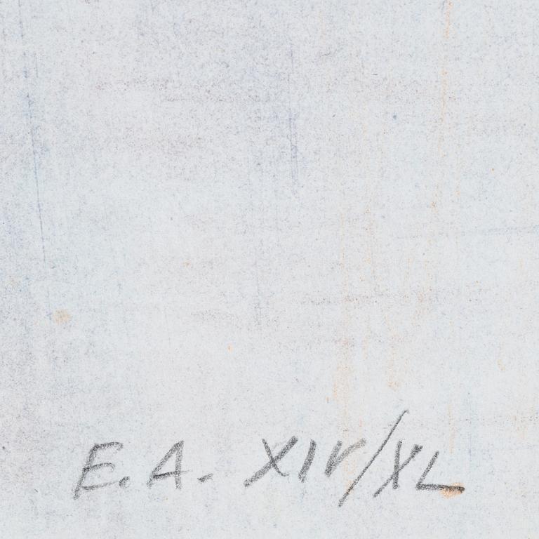 Lars Jonsson, portfolio "Strandspeglingar" with 5 lithographs in colour, signed EA XIV/XL.