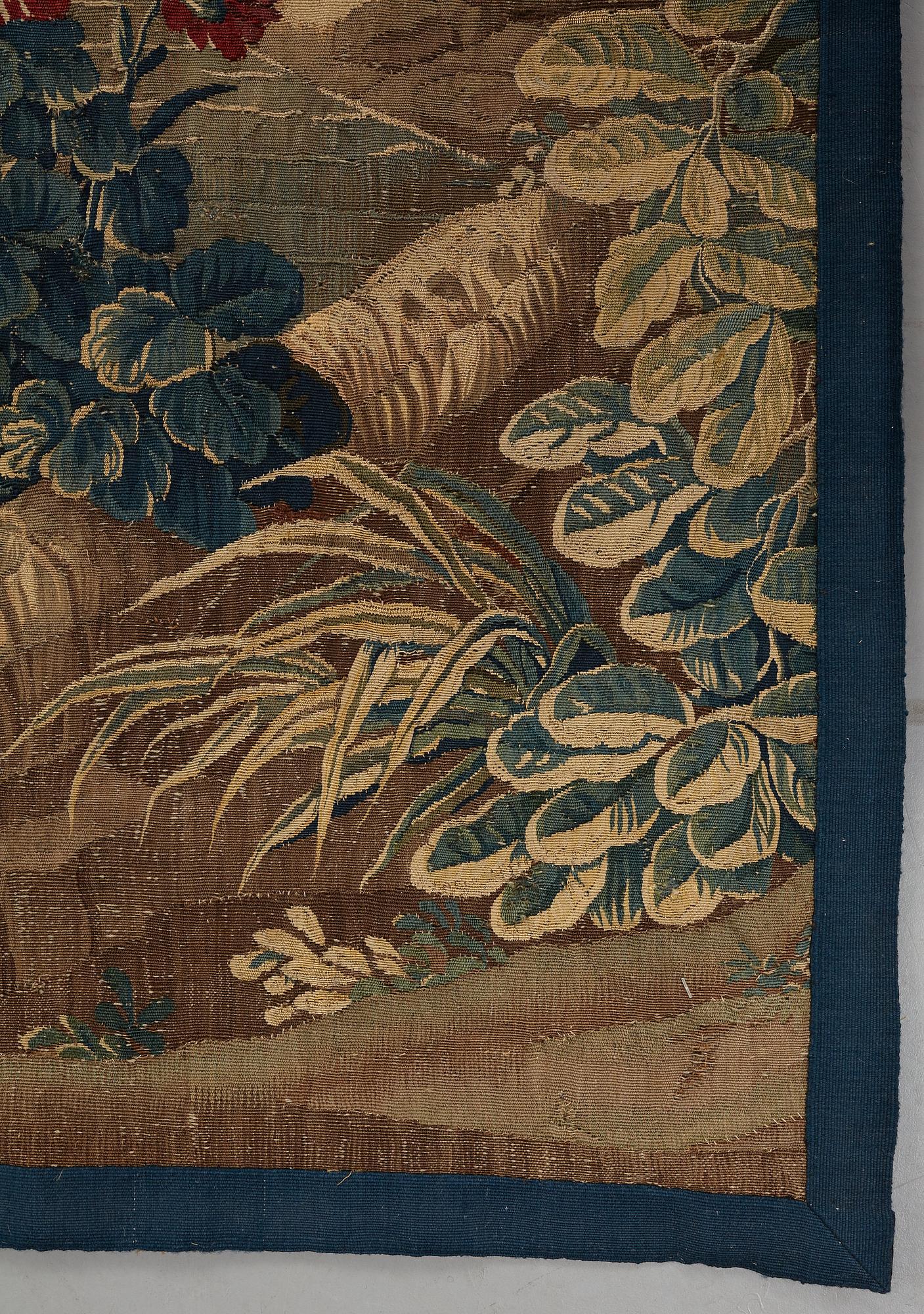 Vävd tapet, "Verdure", gobelängteknik, ca 236,5-238,5 x 290-294,5 cm, Manufacture Royale d'Aubusson,