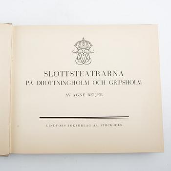 Book "The Castle Theatres at Drottningholm and Gripsholm" Agne Beijer Stockholm 1937 no. LXII/CCLV.