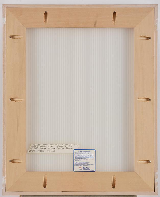 John Houk, "Untitled, 20,735 combinations of a 2x2 grid, 12 colors".
