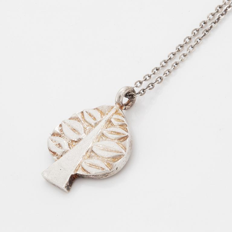 Bengt Liljedahl, Bengt Liljedahl, two pendants, sterling silver.