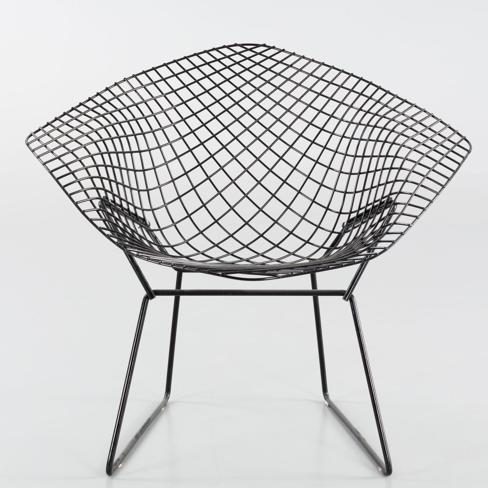FÅTÖLJ, "Diamond chair", Harry Bertoia, Knoll.