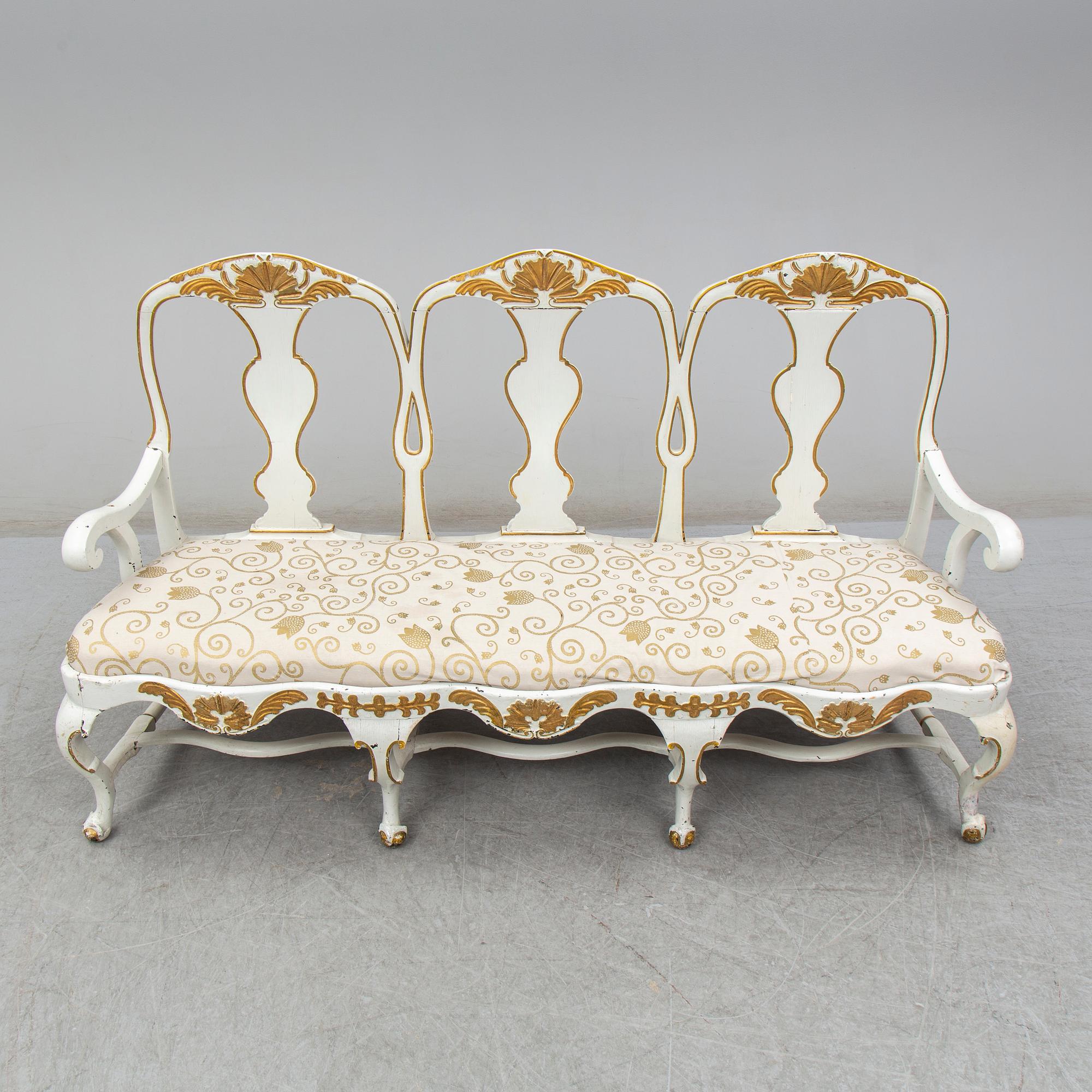 SOFFA, rokoko, Lindome, 1700-talets andra hälft.