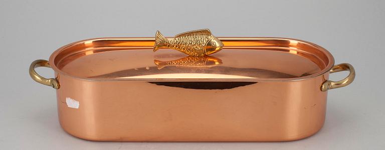 FISKGRYTA, koppar, Dorre Produkter, Sverige 2000-tal.