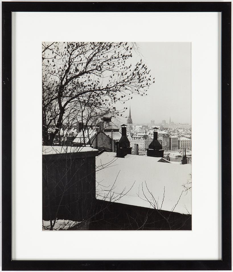 ÅKE LANGE, fotografi, vintage, 1952, stämpelsignerat a tergo.
