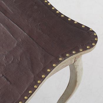 A rococo-style painted table, 19th century.