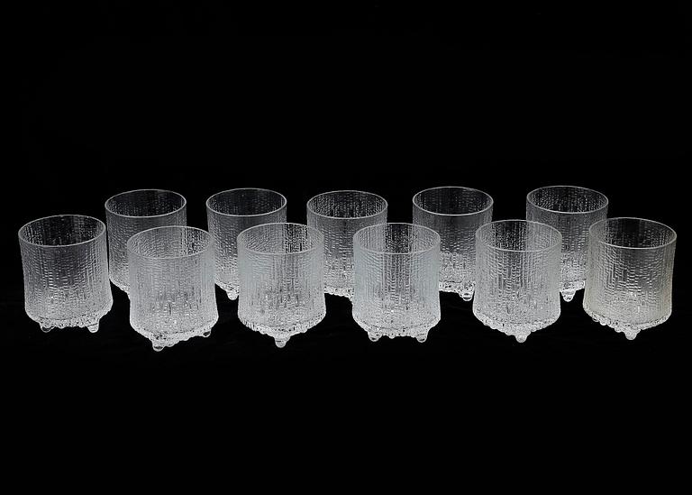 GLASSERVIS, 41 delar, "Ultima Thule" Tapio Wirkkala, Iittala, Finland, 1968.