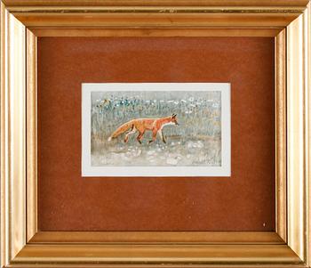 HARALD WIBERG, akvarell, signerad.