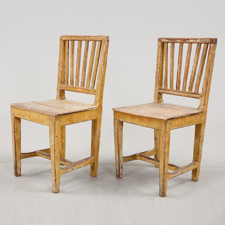 STOLAR, ett par, 1800-tal.