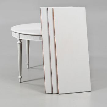 MATSALSGRUPP, 13 delar, gustaviansk stil, 1900-talets andra hälft.