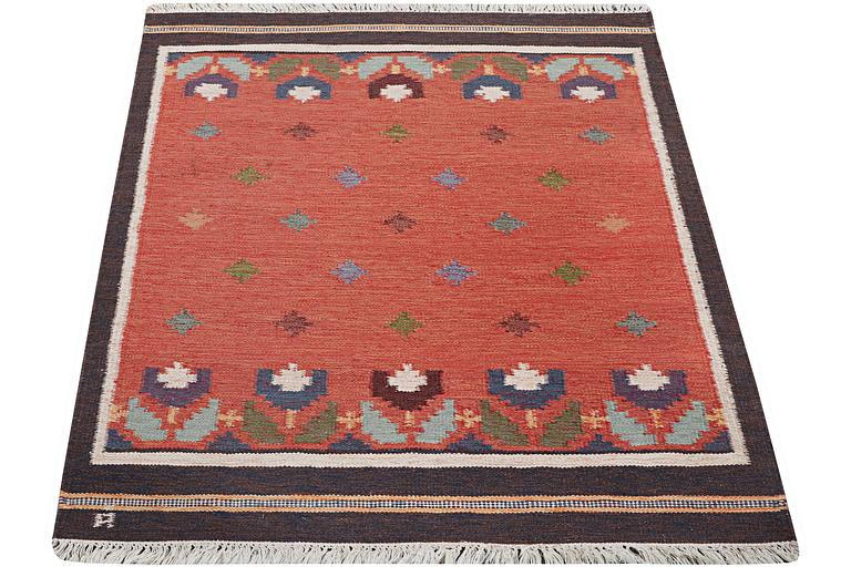 Anna-Johanna Ångström, a flat weave carpet, ca 200 x 140 cm.