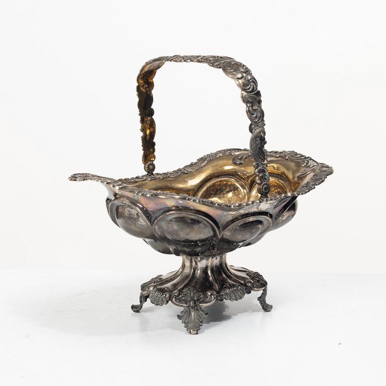 Roland Mellin, sweet dish, silver, Helsinki, Finland, 1842.