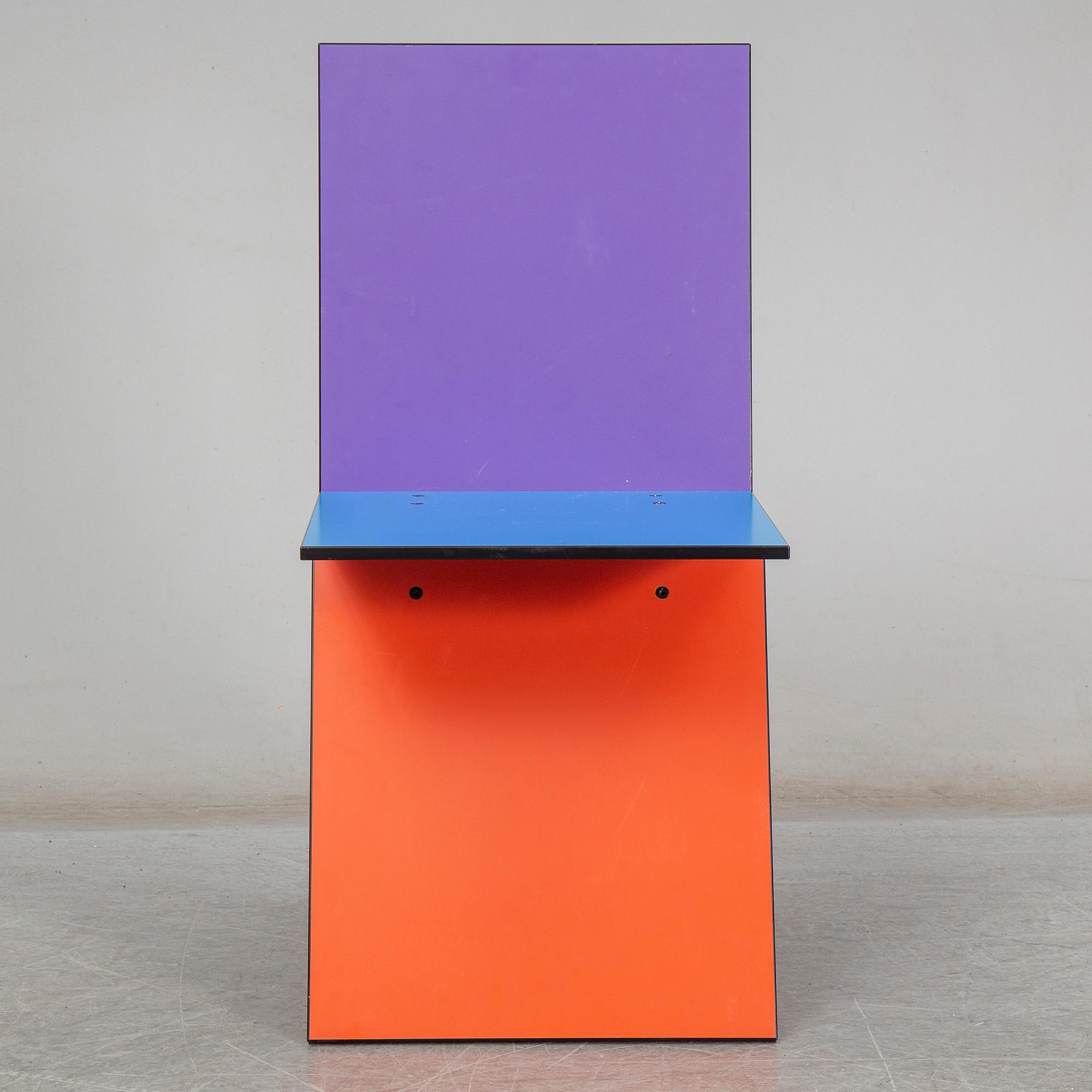 A "Vilbert" chair by Verner Panton for IKEA in 1993/94.