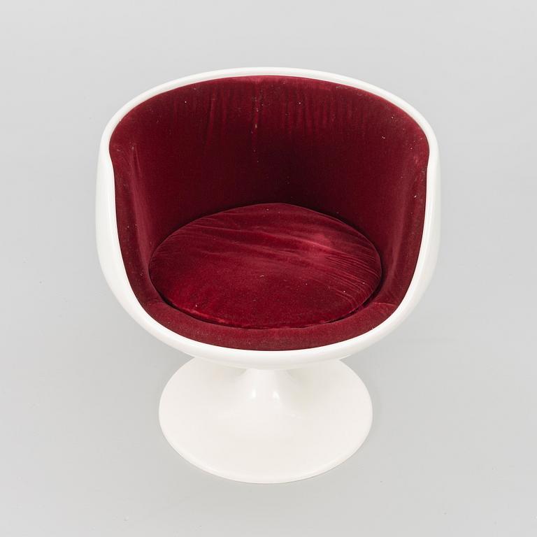 Eero Aarnio, fåtöljer, 4 st "Cognac", Artekno för Asko Oy, Finland, 1960/70-tal.