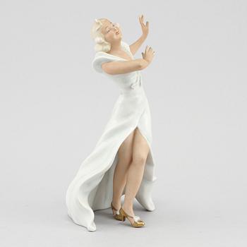 FIGURIN, porslin, Schaubach Kunst, Tyskland 1930-40-tal.